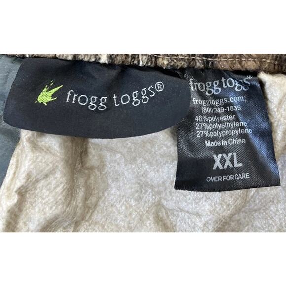 Frogg Toggs Realtree Edge Camo Hunting Rain Pants Men's Size XXL Stretch - Picture 5 of 7